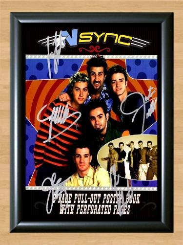 NSYNC 'N Sync Signed Autographed Photo Poster painting Poster Print Memorabilia A4 Size