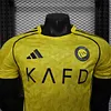 Joyfball 2025/2026 Player Version Al-Nassr Home Football Shirt（The player version jersey is a bit tight, please pay attention to the size selection）