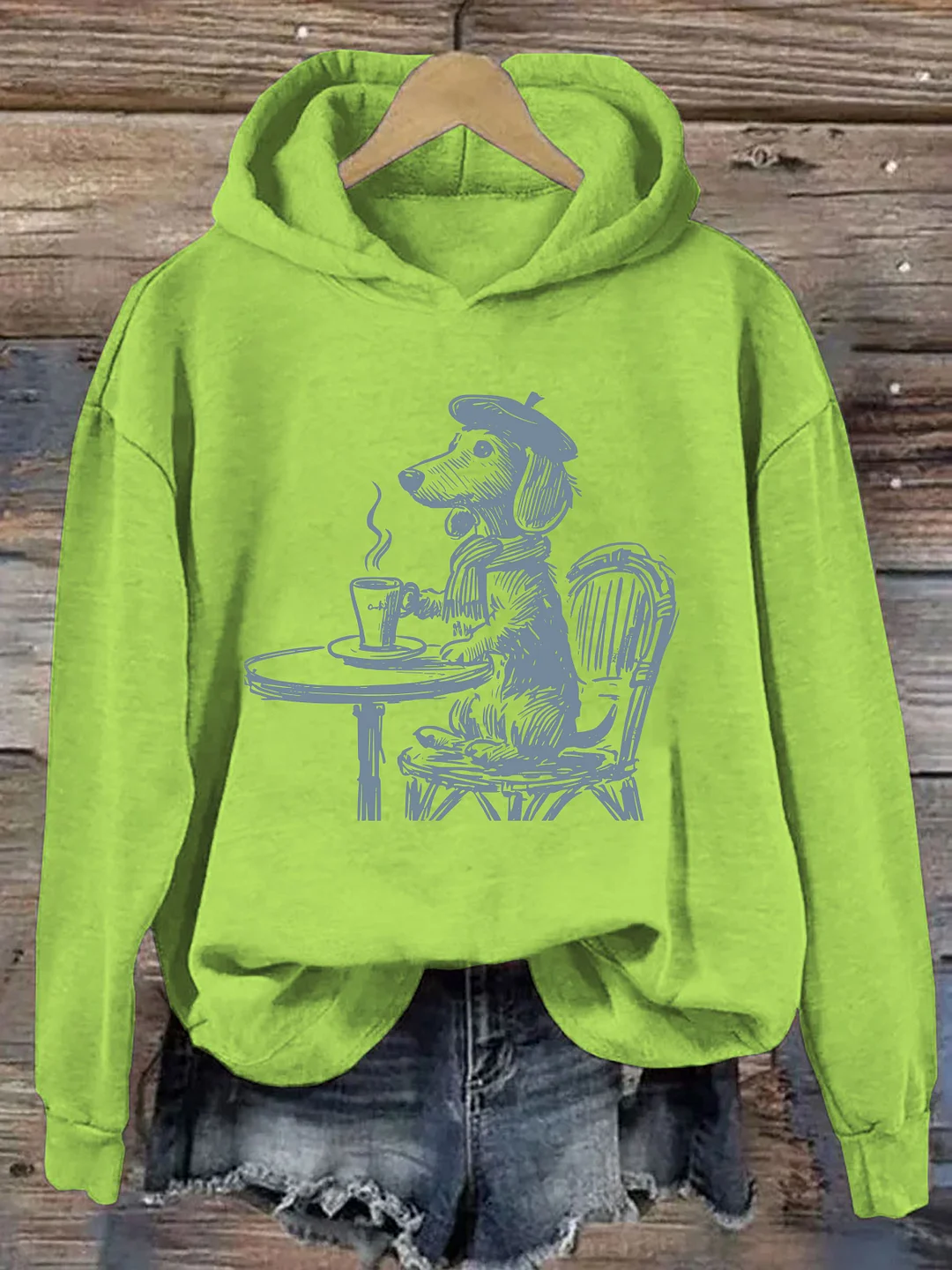 Dachshund Paris Hoodie