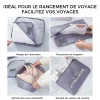6/7 pi&egrave;ces sacs de rangement pour valise voyage