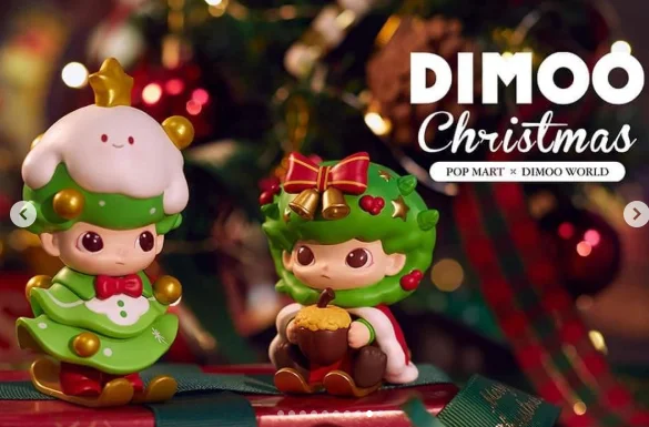 PRE-SALE POPMART DIMOO WORLD CHIRSTMAS 2020 SERIES BLIND BOX