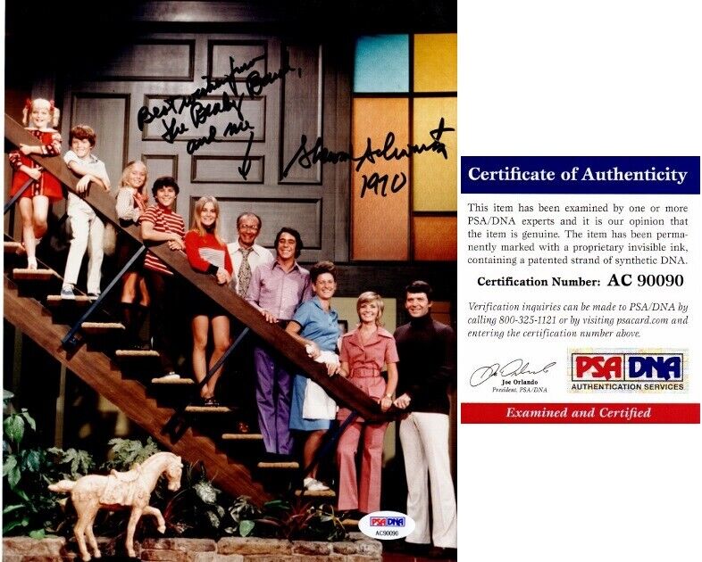 Sherwood Schwartz Signed BRADY BUNCH 8x10 inch Photo Poster painting - Deceased 2011 - PSA/DNA