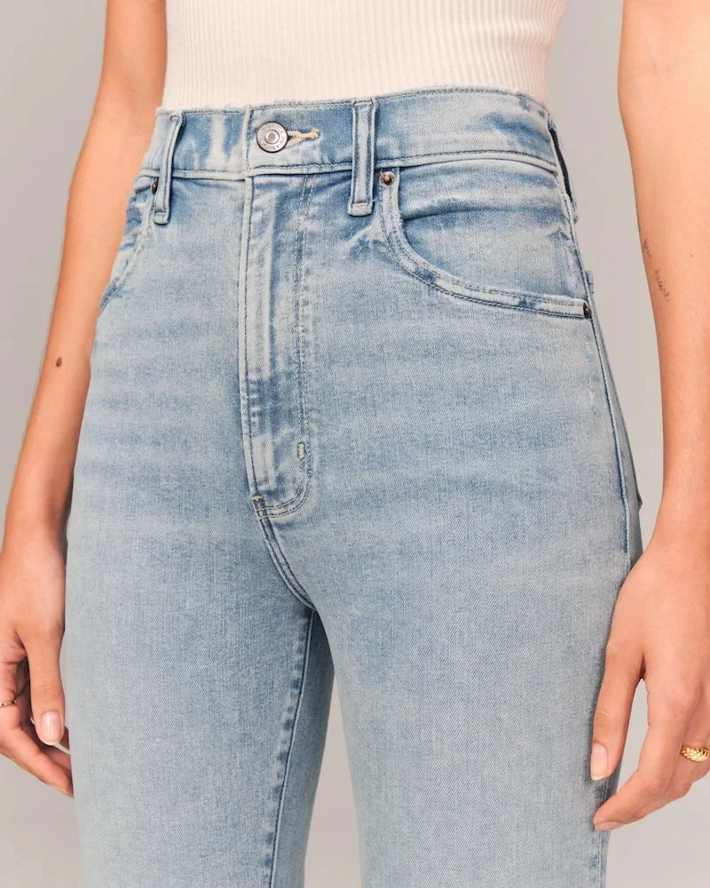 Summer 2023-Ultra High Rise Stretch Flare Jeans