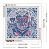 Diamond Painting -DIY Round Drill US Independence Day(40x40cm-Box)