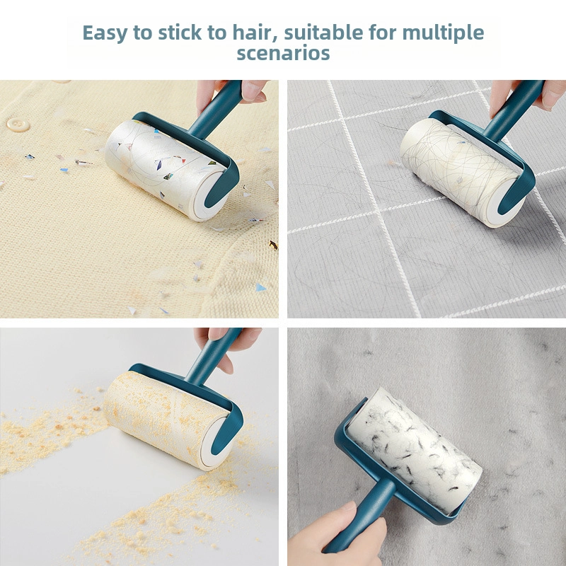 Hair Sticker Tearable Roller Dust Sticky Paper Clothes Roll Brush Household Hair Ball Trimmer Hair Sticky Hair Removal