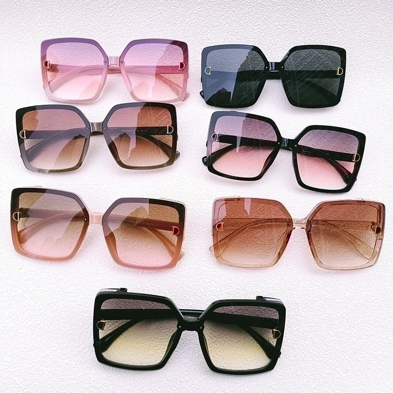 Ig Style Casual Geometric Pc Resin Square Full Frame Women’s Sunglasses