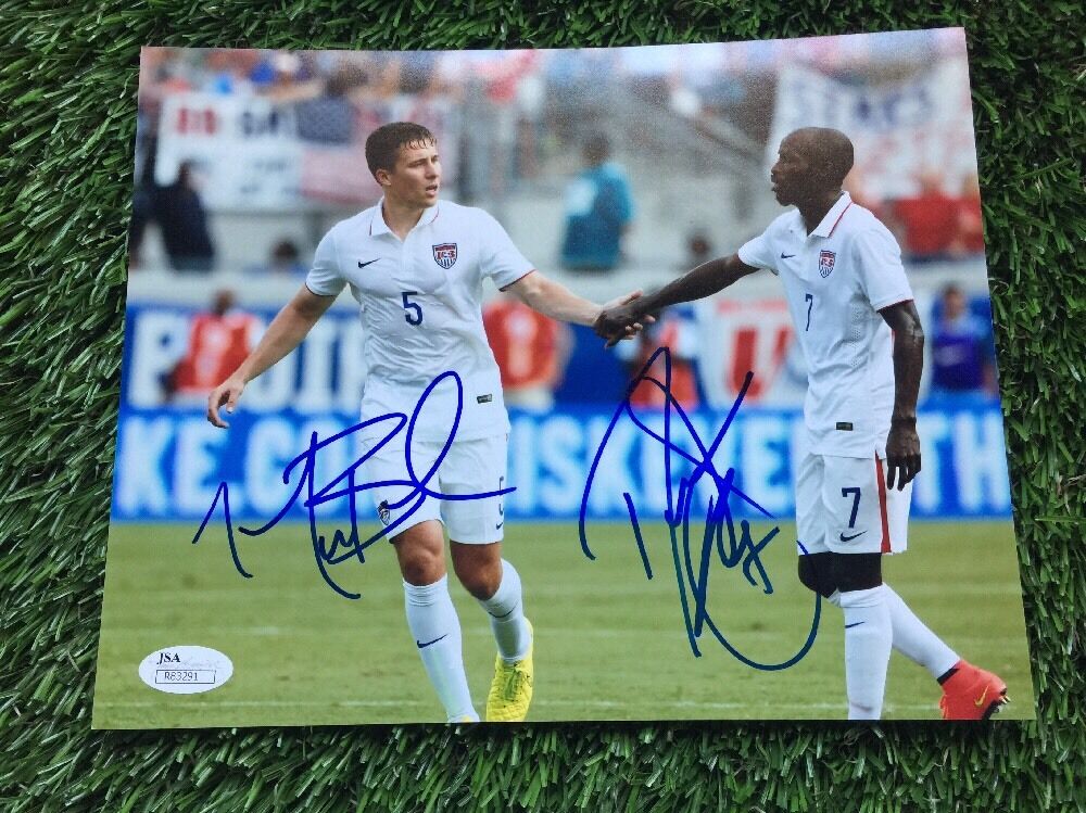 Matt Besler And DeMarcus Beasley Signed 8x10 Photo Poster painting W/JSA-COA Team USA Soccer