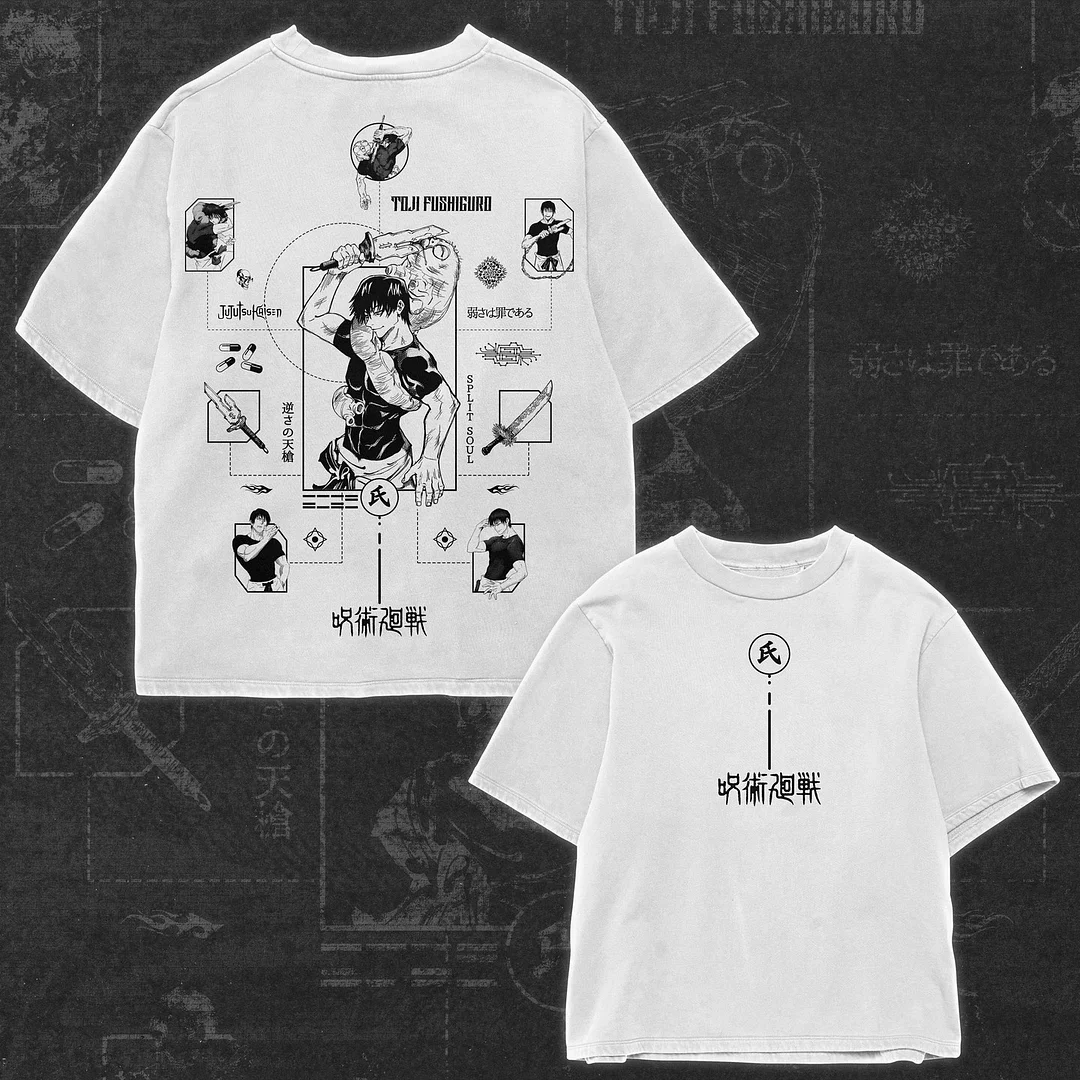 Jujutsu Kaisen Toji Fushiguro Printed Unisex T-Shirt