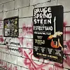 Bruce Springsteen - Panneaux en &eacute;tain m&eacute;tallique(20*30cm/30*40cm) - Musique