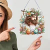 [Stock limité - Bricolage 5D]Jésus oeuf de Pâques-simple côté perceuse-pendentif diamant