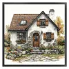 Cabin-11CT Stamped Cross Stitch 40*40cm/15.75*15.75in
