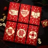 6PCS Chinese New Year Festive Red Packet Envelope