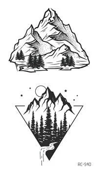 Small Sexy Lips Leaf Black Cartoon Temporary Tattoo Cute Star Tattoo Sticker Love Women Body Finger Art Waterproof Tatoo