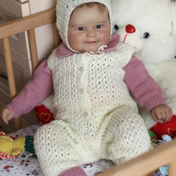  20'' Kleine Maci Süßee Reborn Baby Puppe -Realistisch Und Lebensecht - RSDP-Rebornbabypuppen-Rebornbabypuppen.de®