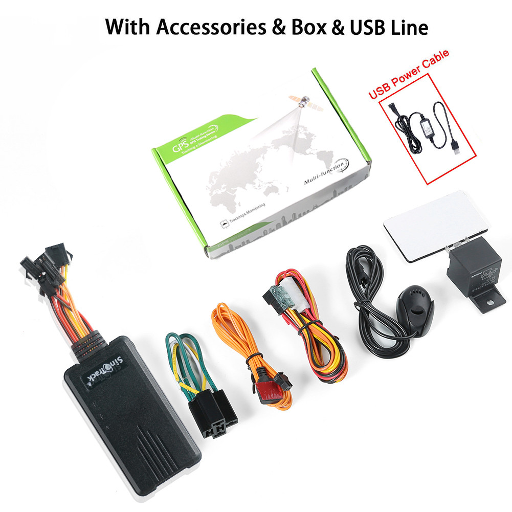 Newest ST-906 GPS Car Tracker GPRS SMS Tracking Device GMS GPS Vehicle Motorcycle Scooter Locator Remote Control With software
