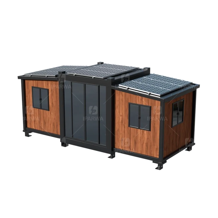 IPARWA E1 18.5m² Container House Prefab Expandable House With Solar Panel