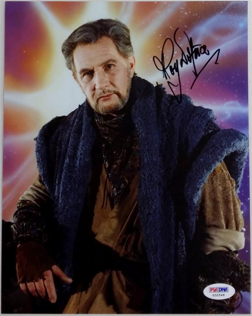 Roy Dotrice Signed Beauty And The Beast 8x10 Photo Poster painting ~ PSA/DNA COA ~ A Auto