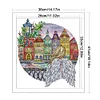 City Angel-14CT Stamped Cross Stitch 36*41cm/14.17*16.14in