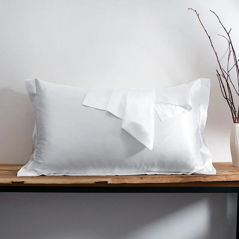 Bronaxshop Luxury 25 Momme Oxford Silk Pillowcase With Envelope Closure