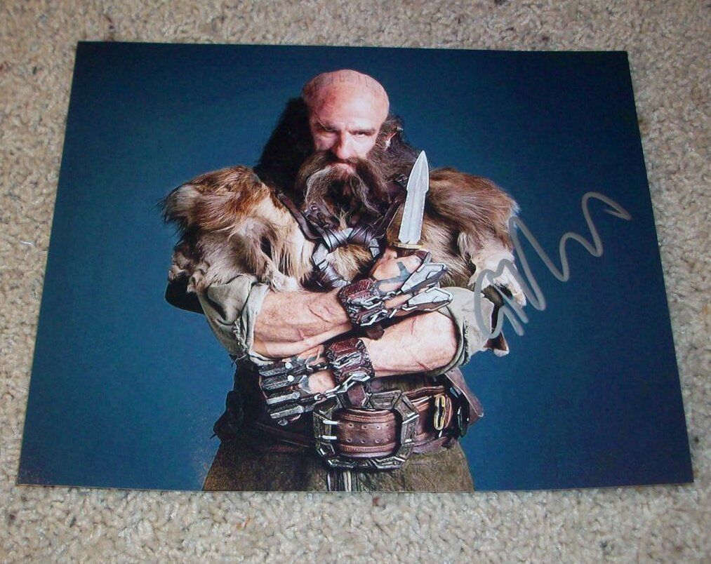 GRAHAM MCTAVISH SIGNED AUTOGRAPH THE HOBBIT DWALIN 8x10 Photo Poster painting D w/PROOF