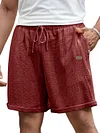 Men's Breathable Drawstring Pocket Shorts