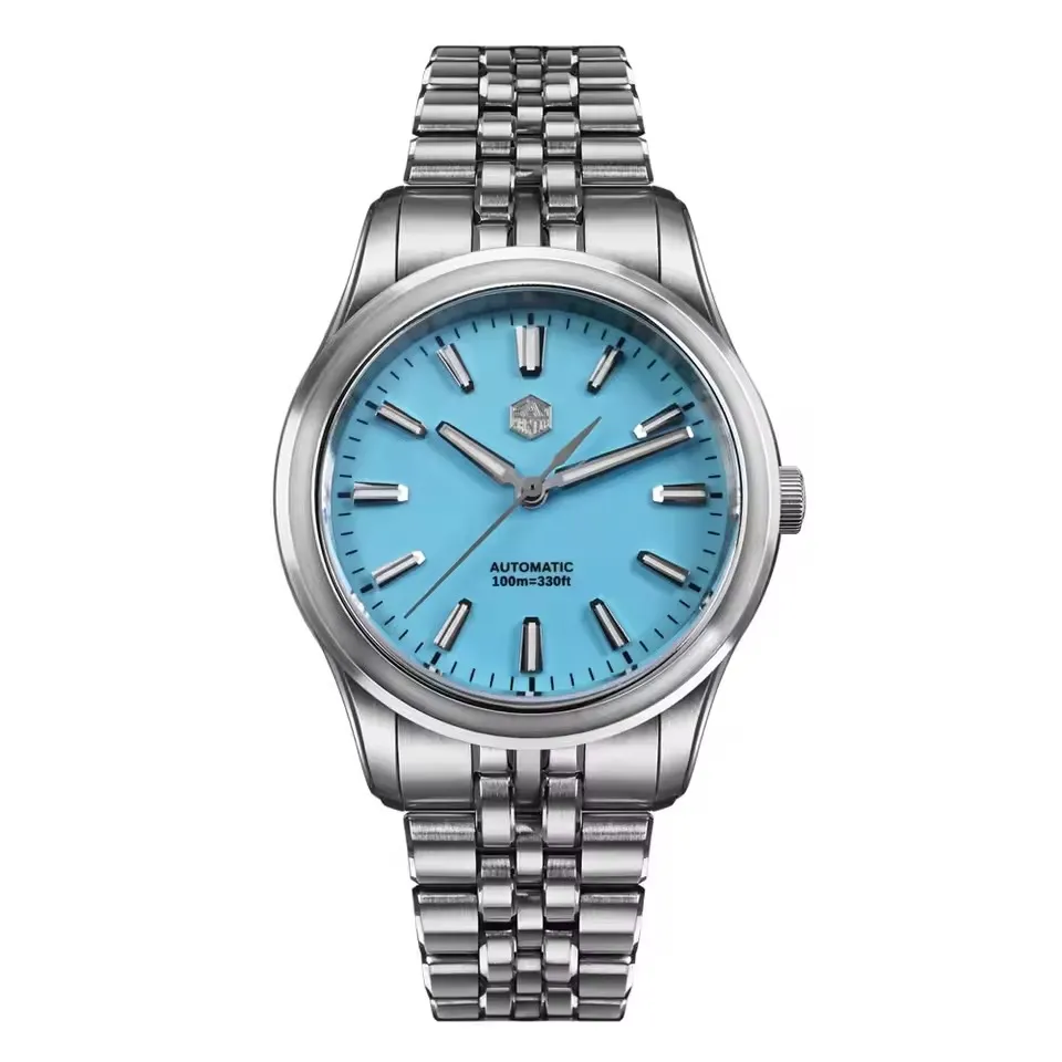 San Martin 36mm/39mm Gada Classic Simple Enamel Dial Miyota 90S5 Watch SN0144 San Martin Watch San Martin Watch