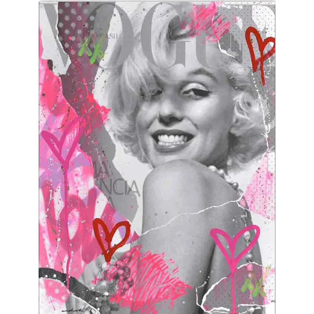 Marilyn Monroe (canvas) full round or square drill diamond painting