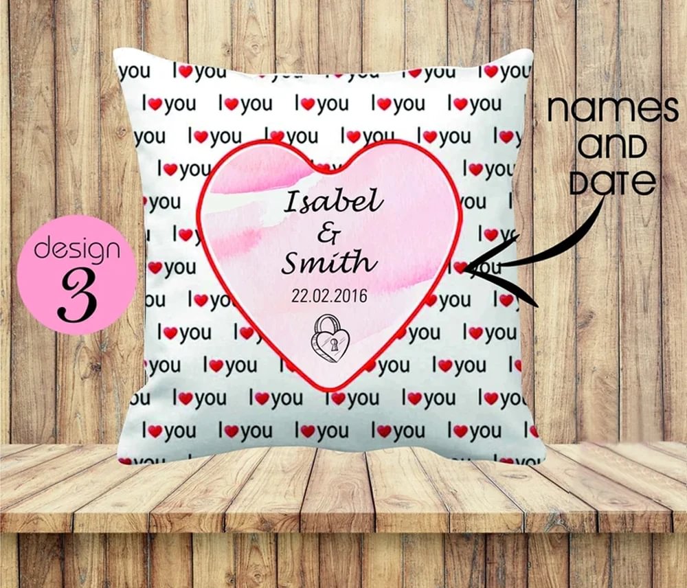 I Love You Pillow Personalized Photo Pillows Gifts for Couple