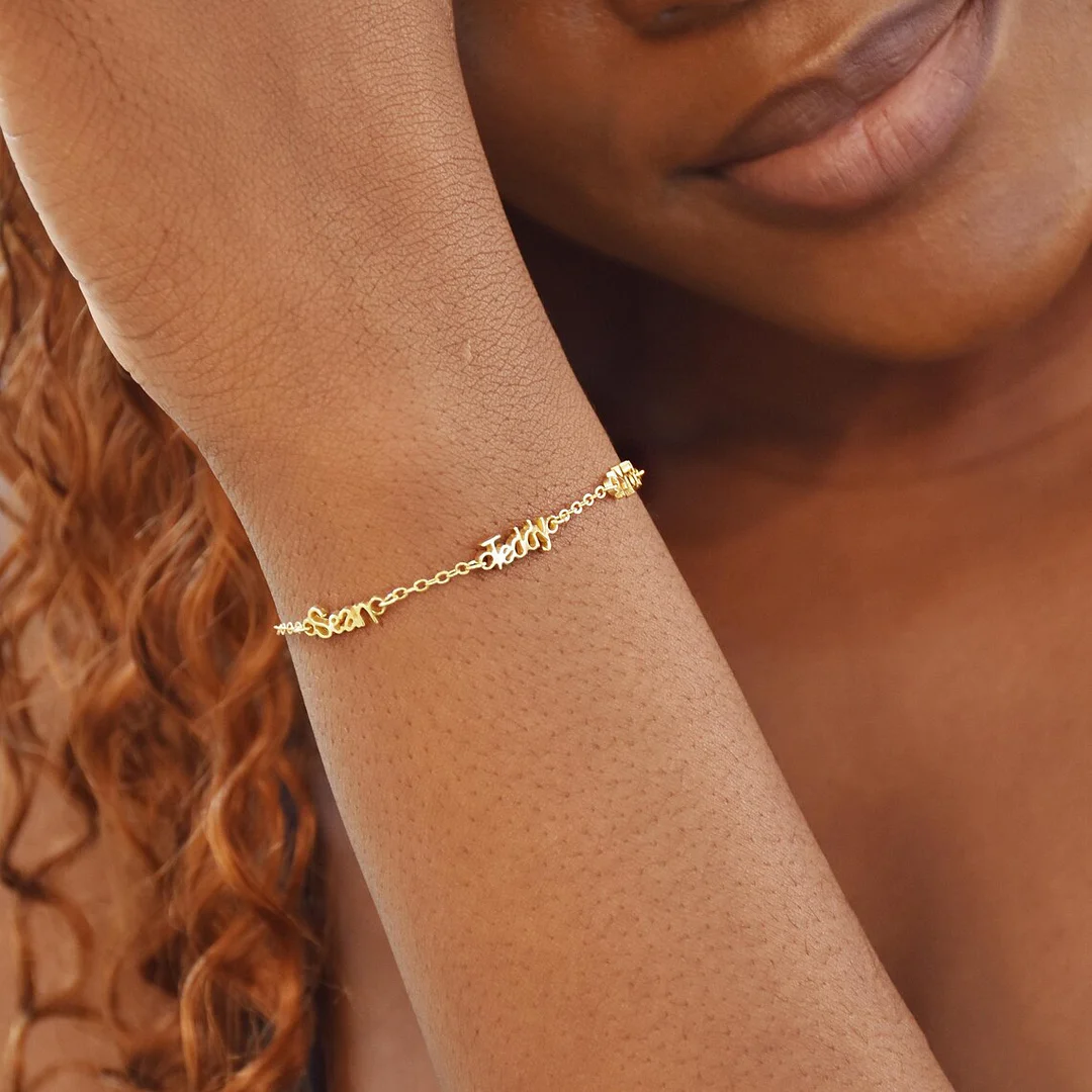 Multiple Name Bracelet 