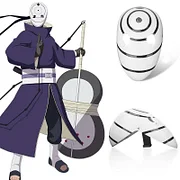 [Wetrose] Uchiha Obito Mask Anime Cos Props Tobi Uchiha Madara HokageCosplay Halloween Naruto Costume Ninja Accessories