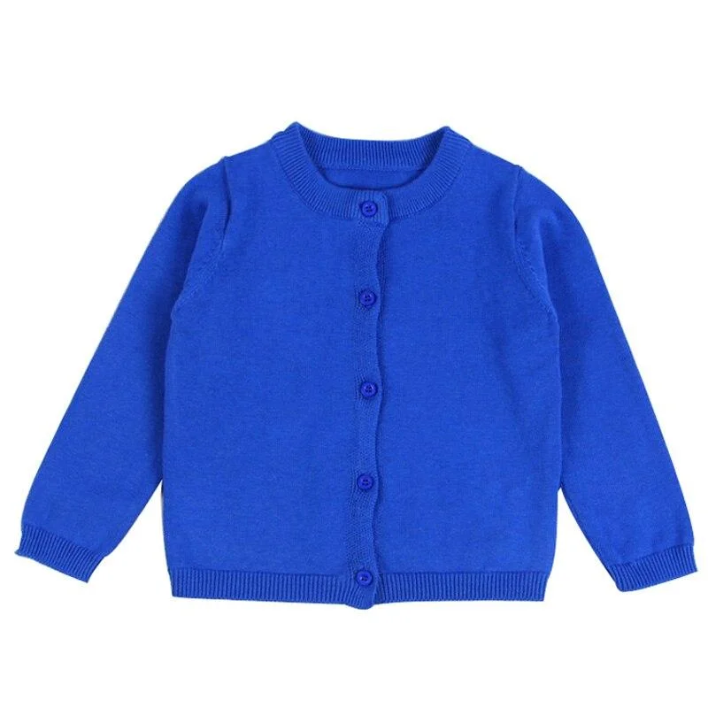 Kids Boys Girls Cardigan Sweaters Spring Autumn Baby Girl Solid Cotton Sweater Jacket Boys Children Knitted Kids Sweaters Girls