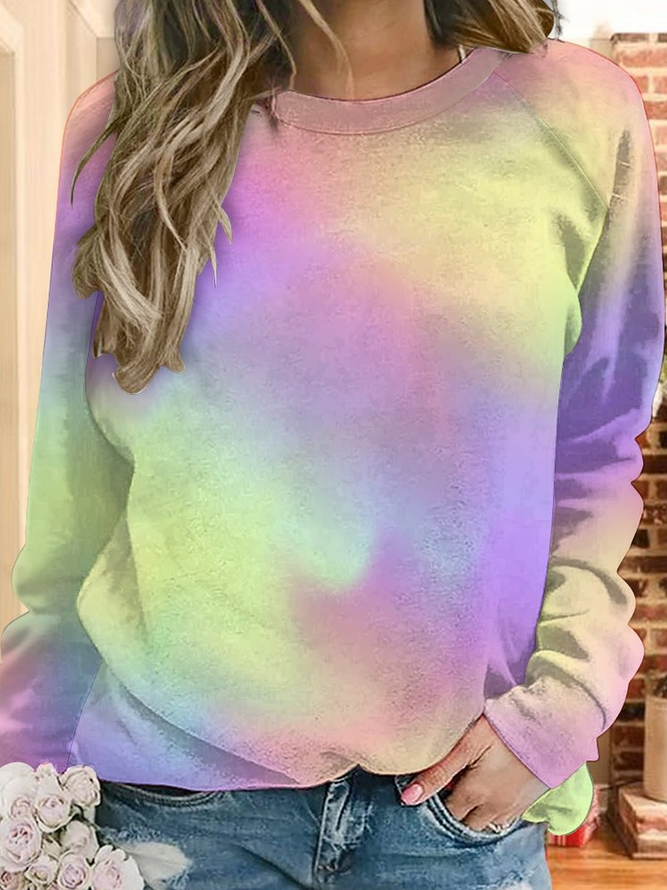 Lilicloth X Roxy Colorful Print Women's Sweatshirts