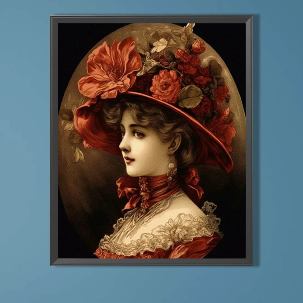 Diamond Painting - Full Round Drill - Flower Beauty(Canvas|40*50cm)