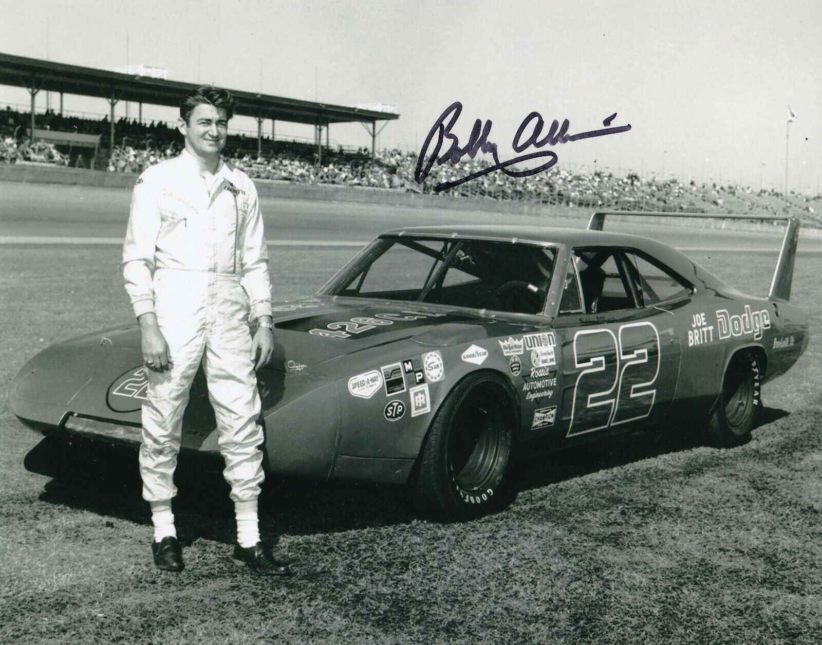 Bobby Allison REAL SIGNED Photo Poster painting #2 COA Autographed NASCAR Racer Alabama Gang