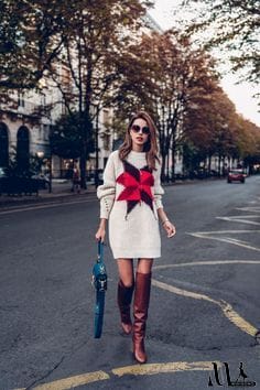 MidiSono - Oversized Cozy up Knit Sweater