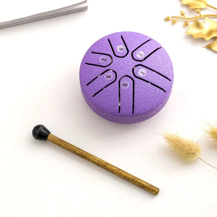 🔥BUDDHA STONES MINI STEEL TONGUE DRUM 3 INCH