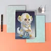 5D Diamond Mosaic Notebook 50 Pages DIY Partial Special Shaped Drill Journal A5 Chinese Zodiac Notebook Kit