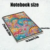 5D Diamond Painting Notebook DIY Diamond Art Dairy Book Kits (Alien Grass)