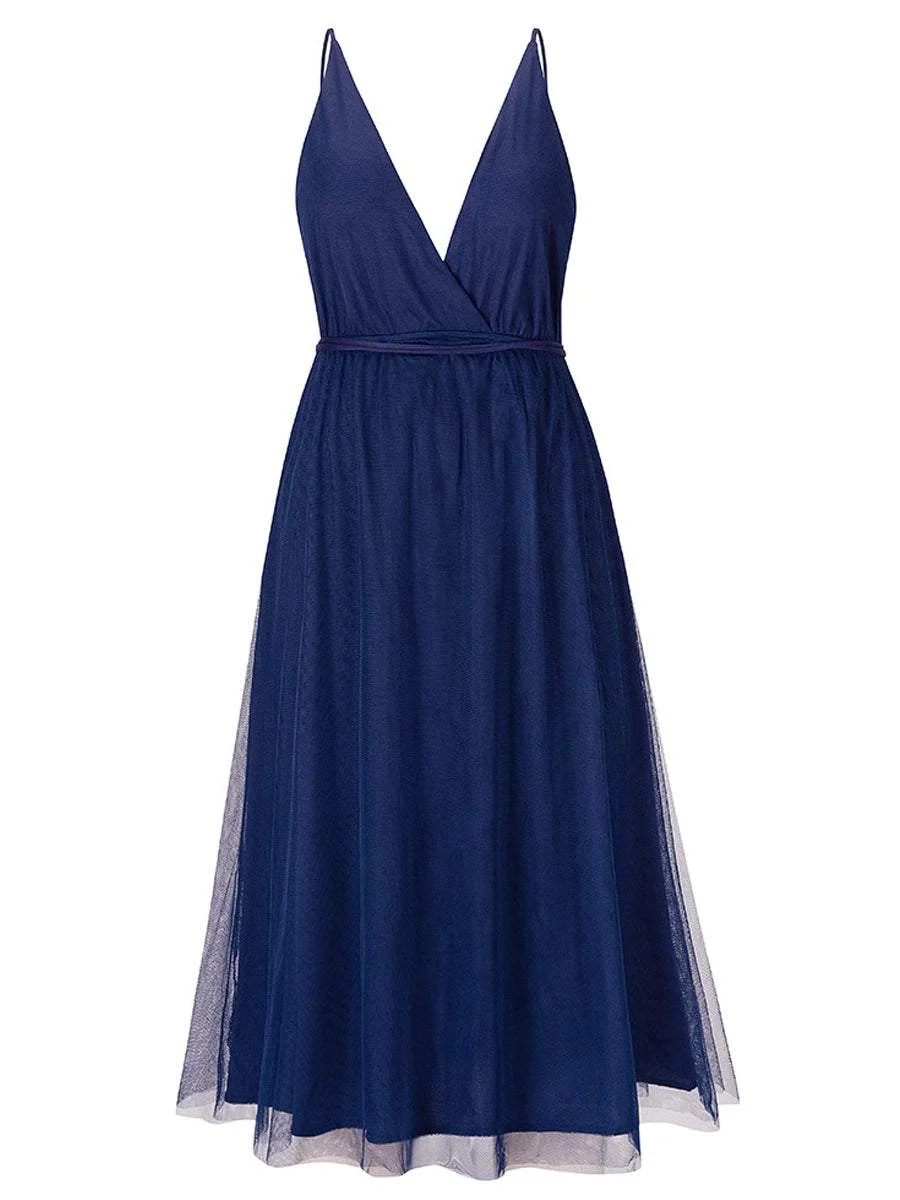 V-neck Elegant Dress