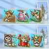 6Pcs DIY Easter Animals Diamond Painting Card