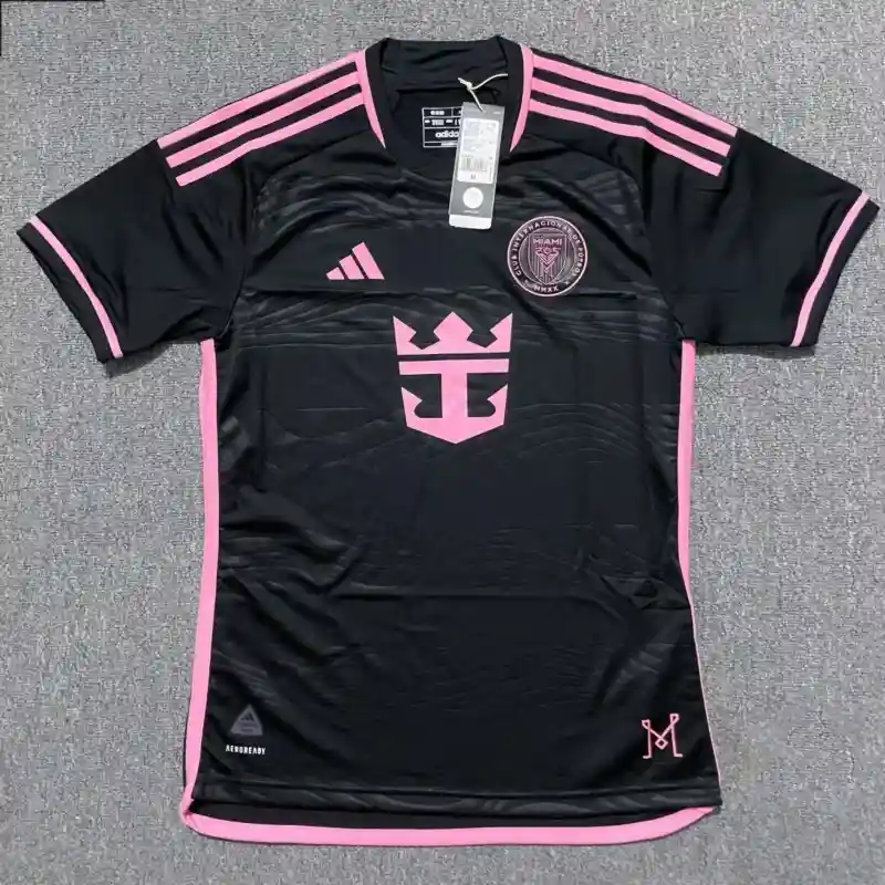 24/25 Inter Miami Messi Black Soccer Jersey Away