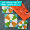 Pineapple Trim Tool Mini Quilt Ruler