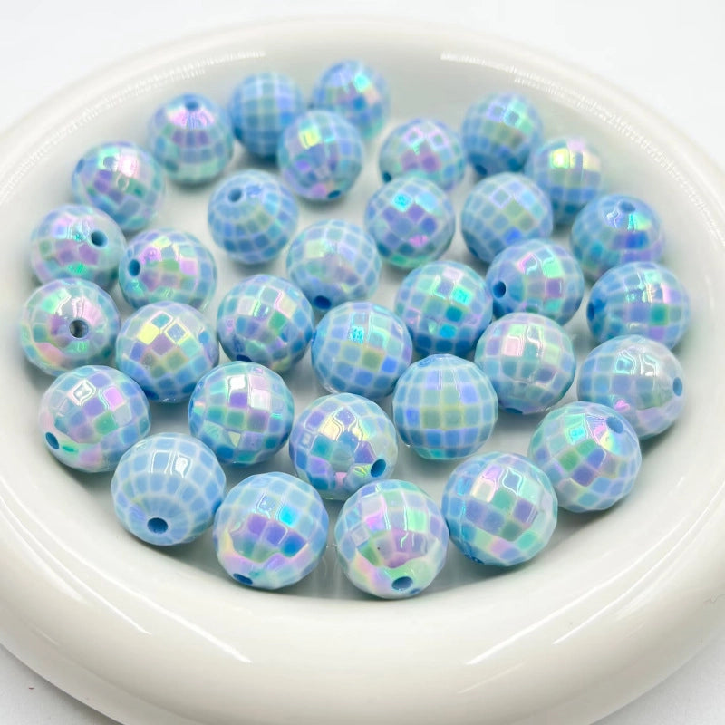 10 PCS/Package 16mm Arylic Geometric Beads
