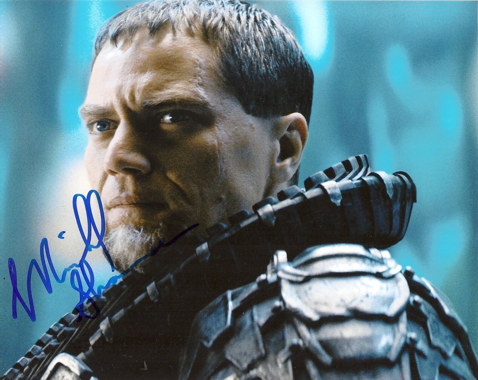 MICHAEL SHANNON 'MAN OF STEEL' GENERAL ZOD SIGNED 8X10 PICTURE 1 *COA