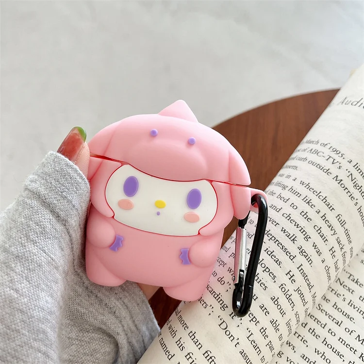 Sanrio Kawaii Melody Purin AirPods Case weebmemes