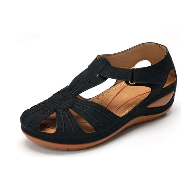 Sale\KI UK5(38)Women's Retro Toe Sandals  Stunahome.com