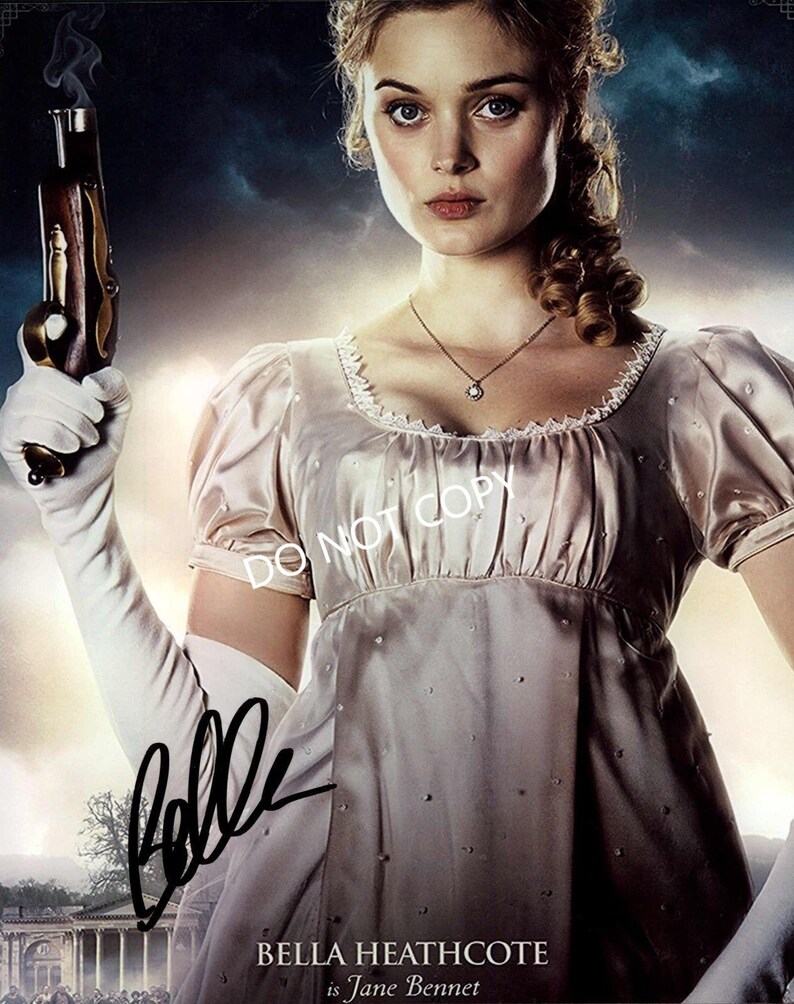 Bella Heathcote Prejudice and Zombies 8 x10 20x25 cm Autographed Hand Signed Photo Poster painting