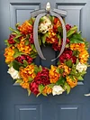 🔥Fall Hot Sale 49% Off🔥Farmhouse Hydrangea Fall Wreath-mysite-Adracos