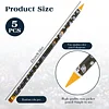 (US Local)5Pcs 5D Crystal Gem Pick Up Tool 23cm Dotting Wax Pencil for Art Craft