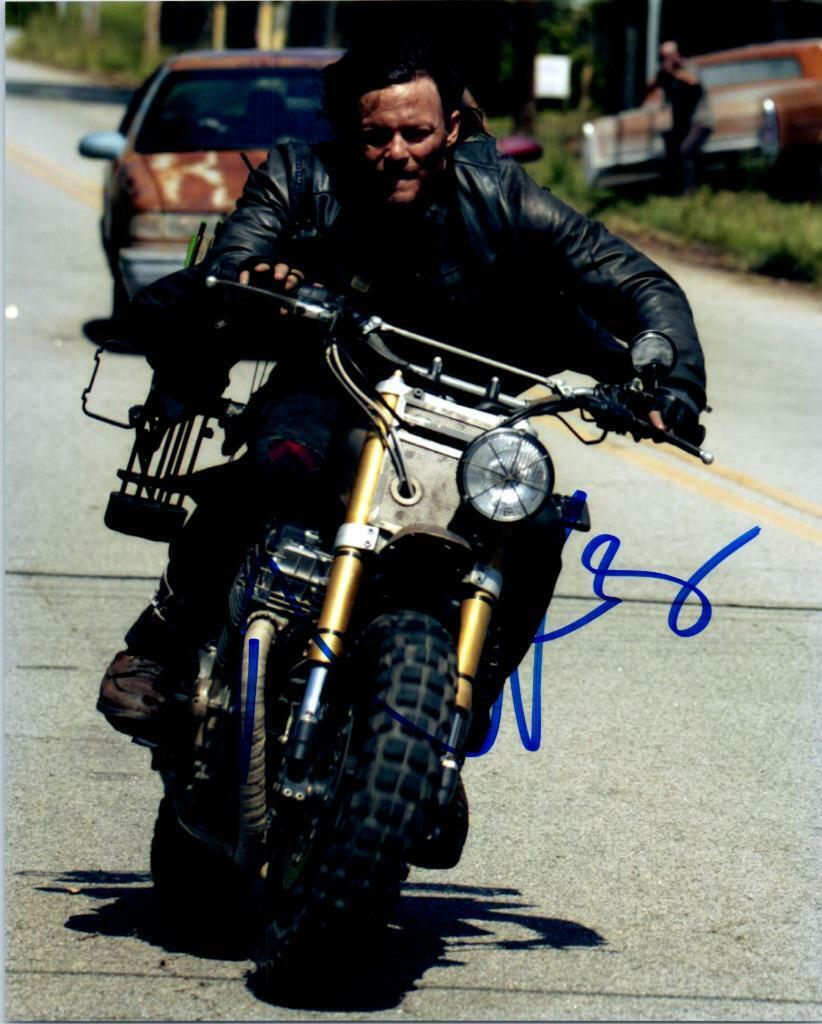 Norman Reedus Autographed 8x10 Photo Poster painting signed Picture + COA